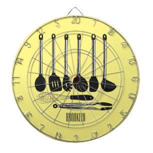 Cible De Fléchettes Illustration de l'ustensile de cuisine