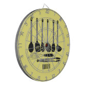 Cible De Fléchettes Illustration de l'ustensile de cuisine (Devant gauche)