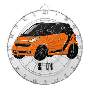 Cible De Fléchettes Illustration de micro-voiture