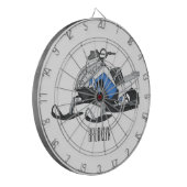 Cible De Fléchettes Illustration de motoneige (Devant gauche)