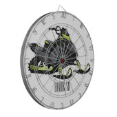 Cible De Fléchettes Illustration de motoneige (Devant gauche)