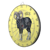 Cible De Fléchettes Illustration de mouflon, mouton (Devant droit)