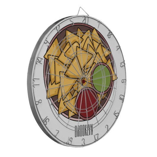 Cible De Fléchettes Illustration de Nachos (Devant gauche)