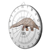 Cible De Fléchettes Illustration de Pangolin (Devant droit)