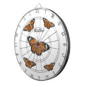 Cible De Fléchettes Illustration de papillon monarque (Devant droit)