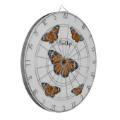 Cible De Fléchettes Illustration de papillon monarque (Devant gauche)