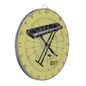 Cible De Fléchettes Illustration de piano clavier (Devant gauche)