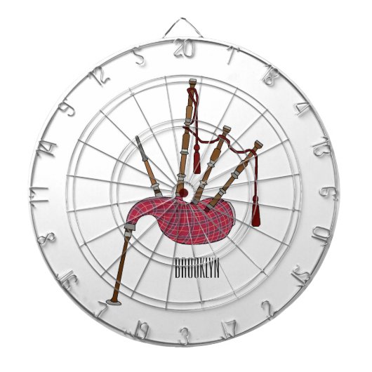 Cible De Fléchettes Illustration de pipes (Devant)