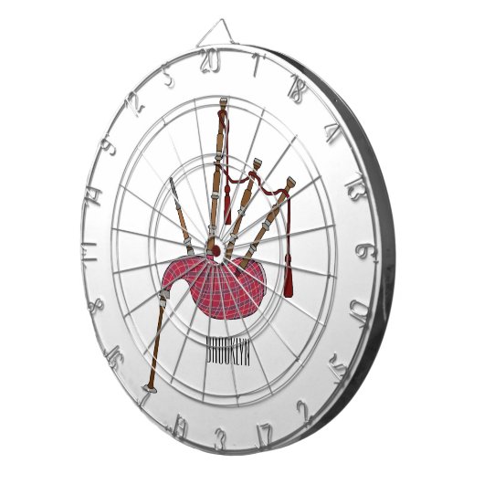 Cible De Fléchettes Illustration de pipes (Devant droit)