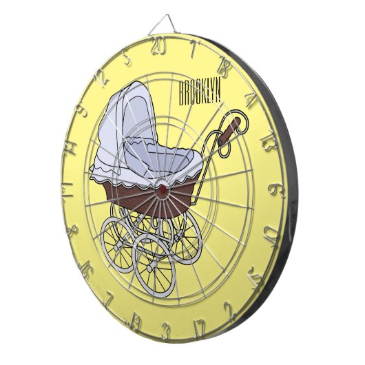 Cible De Fléchettes Illustration de poussette (Devant droit)