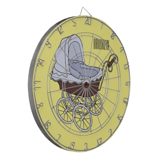 Cible De Fléchettes Illustration de poussette (Devant gauche)