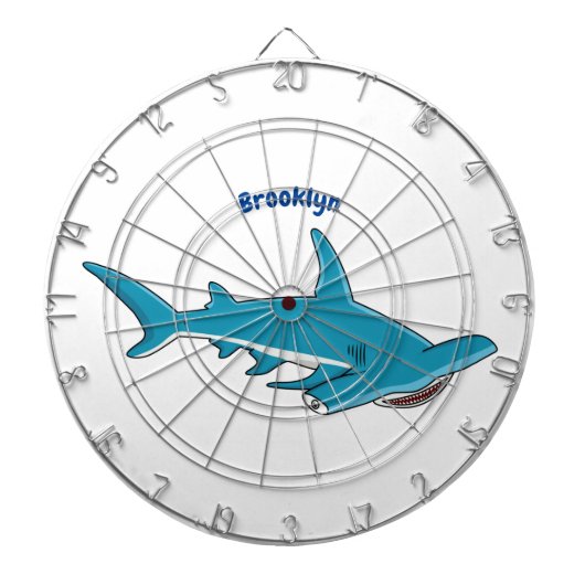 Cible De Fléchettes Illustration de requin marteau (Devant)