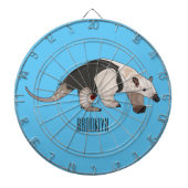 Cible De Fléchettes Illustration de Tamandua (Devant)