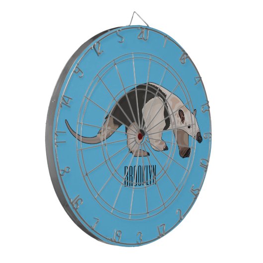 Cible De Fléchettes Illustration de Tamandua (Devant gauche)