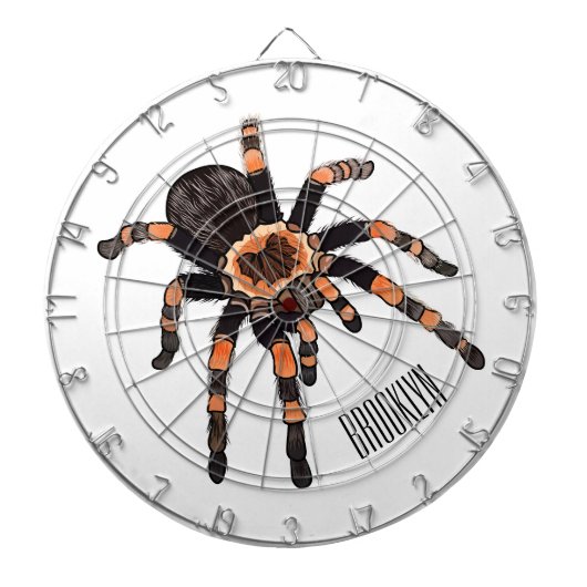 Cible De Fléchettes Illustration de Tarantula (Devant)