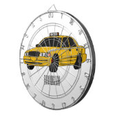Cible De Fléchettes Illustration de taxi (Devant droit)