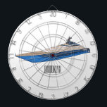 Cible De Fléchettes Illustration de yacht<br><div class="desc">Illustration de yacht</div>