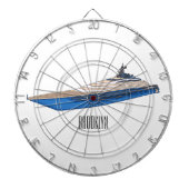 Cible De Fléchettes Illustration de yacht (Devant)