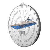 Cible De Fléchettes Illustration de yacht (Devant droit)