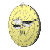 Cible De Fléchettes Illustration des jeux de cuisine (Devant droit)