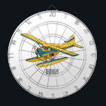 Cible De Fléchettes Illustration d'hydravion<br><div class="desc">Illustration d'hydravion</div>