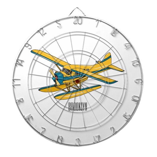 Cible De Fléchettes Illustration d'hydravion (Devant)