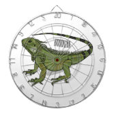 Cible De Fléchettes Illustration d'Iguana (Devant)