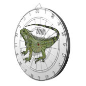 Cible De Fléchettes Illustration d'Iguana (Devant droit)
