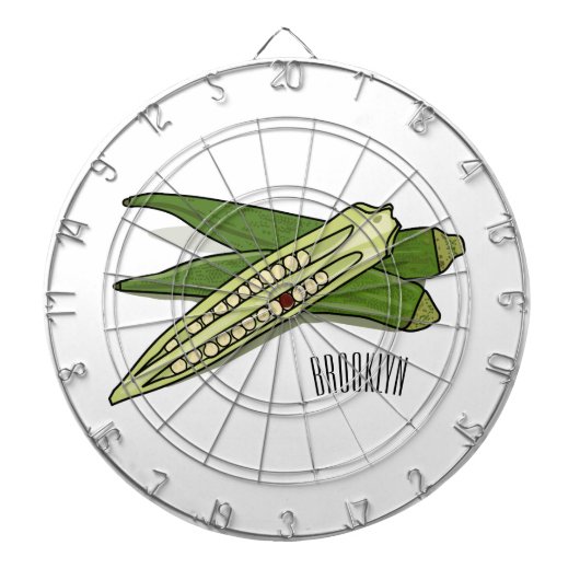 Cible De Fléchettes Illustration d'Okra (Devant)