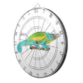 Cible De Fléchettes Illustration du caméléon de Jackson (Devant droit)