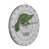 Cible De Fléchettes Illustration du caméléon de Jackson (Devant gauche)