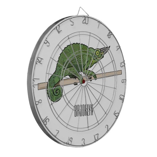 Cible De Fléchettes Illustration du caméléon de Jackson (Devant gauche)