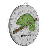 Cible De Fléchettes Illustration du caméléon de la parson (Devant gauche)