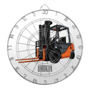 Cible De Fléchettes Illustration du chariot élévateur