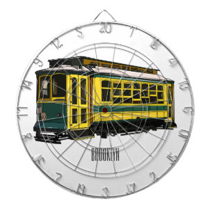 Cible De Fléchettes Illustration du chariot Mata