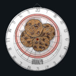 Cible De Fléchettes Illustration du cookie de puce à chocolat<br><div class="desc">Illustration du cookie de puce à chocolat</div>