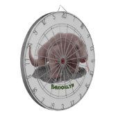 Cible De Fléchettes Illustration du dragon de Komodo (Devant gauche)