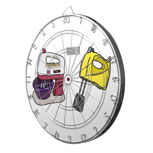 Cible De Fléchettes Illustration du mixer (Devant droit)