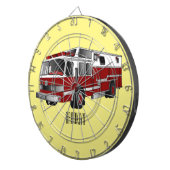 Cible De Fléchettes Illustration du moteur à incendie (Devant droit)