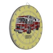 Cible De Fléchettes Illustration du moteur à incendie (Devant gauche)