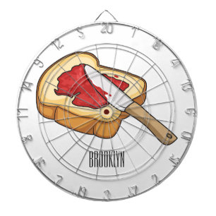 Cible De Fléchettes Illustration du pain et de la confiture