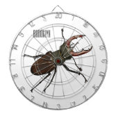 Cible De Fléchettes Illustration du scarabée de stade (Devant)