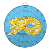 Cible De Fléchettes Illustration du serpent python birman (Devant)
