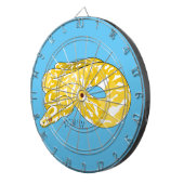 Cible De Fléchettes Illustration du serpent python birman (Devant droit)