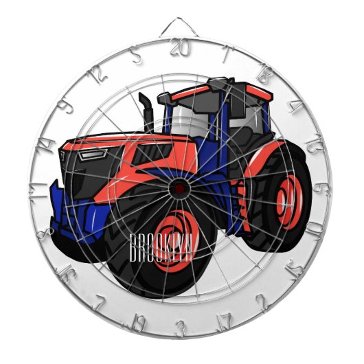 Cible De Fléchettes Illustration du tracteur (Devant)