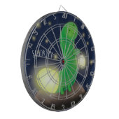 Cible De Fléchettes Illustration du ver vert mou (Devant gauche)