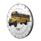 Cible De Fléchettes Illustration d'un autobus scolaire (Devant droit)