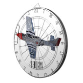 Cible De Fléchettes Illustration d'un avion de chasse-bombardier (Devant droit)