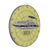 Cible De Fléchettes Illustration d'un bateau à moteur (Devant gauche)