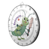 Cible De Fléchettes Illustration d'un insecte du cricket vert mou (Devant droit)